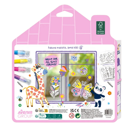 Kit DIY decorare fereasta, Gradina, 3 ani+, Avenir 748855