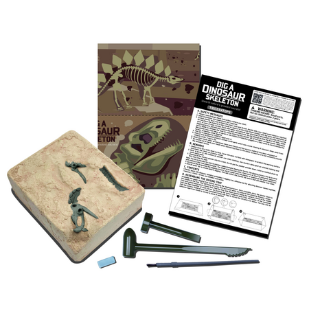 Set educativ Sapa si descopera dinozauri Triceratops, 8 ani+, 4M 748867