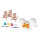 Mini set creativ Little Craft, Farfurioare, 8 ani+, 4M 748884