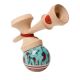 Kendama Record Plus, 6.5 cm, Sticky Mc Bloody Ocean, 7 ani+, Kendama Europe 748887