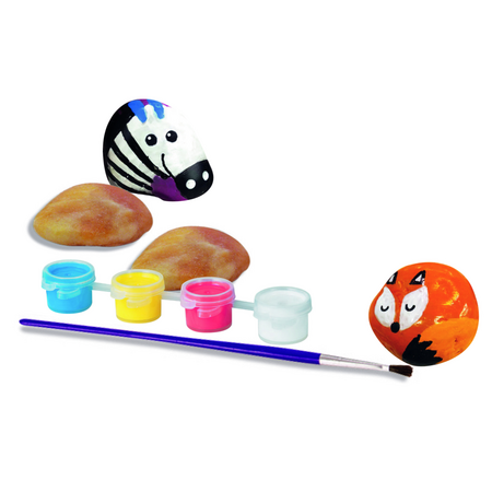 Mini set creativ Little Craft, Pietre Gradina, 5 ani+, 4M 748906