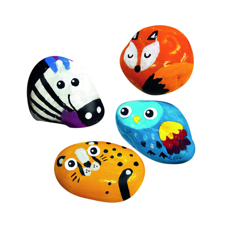 Mini set creativ Little Craft, Pietre Gradina, 5 ani+, 4M 748905