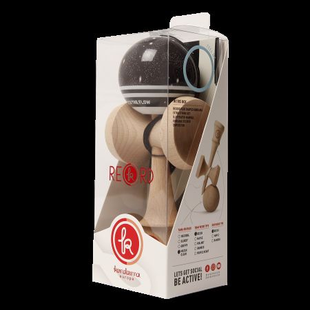 Kendama Record Plus, 6.5 cm, Aqua Sticky Mc Stardance, 7 ani+, Kendama Europe 748895