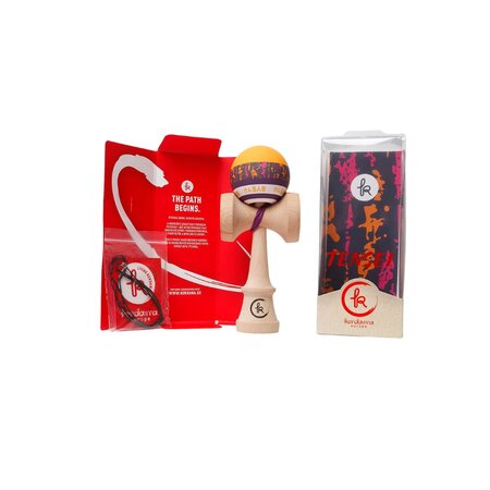 Kendama Tensei Sumaze, 6.5 cm, Drips Ghost Grip, 7 ani+, Kendama Europe 748924