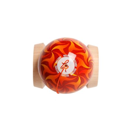 Kendama Record Plus, 6.5 cm, Aqua Sticky Mc Wildfire, 7 ani+, Kendama Europe 748929