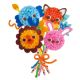 Set creativ Pom Pom, Buchet animalute, 6 ani+, Avenir 748971