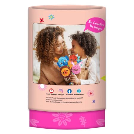 Set creativ Pom Pom, Buchet flori, 6 ani+, Avenir 748996
