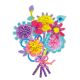 Set creativ Pom Pom, Buchet flori, 6 ani+, Avenir 748994