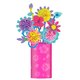 Set creativ Pom Pom, Buchet flori, 6 ani+, Avenir 748995