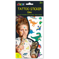 Tatuaje temporare pentru copii, Dinozauri, 3 ani+, Avenir