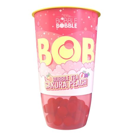 Bautura pe baza de ceai, Sakura Peach, 360 ml, BOB Bubble tea