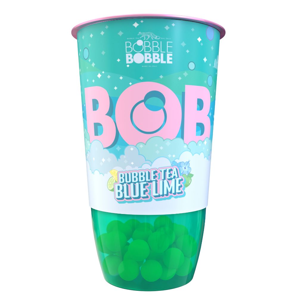 Bautura pe baza de ceai, Blue Lime, 360 ml, BOB Bubble tea
