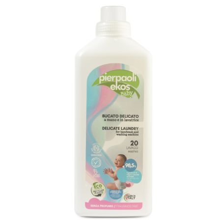 Detergent ecologic lichid fara parfum, 1 litru, Pierpaoli Ekos Baby