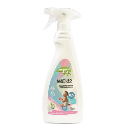 Solutie ecologica multiuz de curatare a jucariilor si a suprafetelor fara parfum, 500 ml, Pierpaoli Ekos Baby