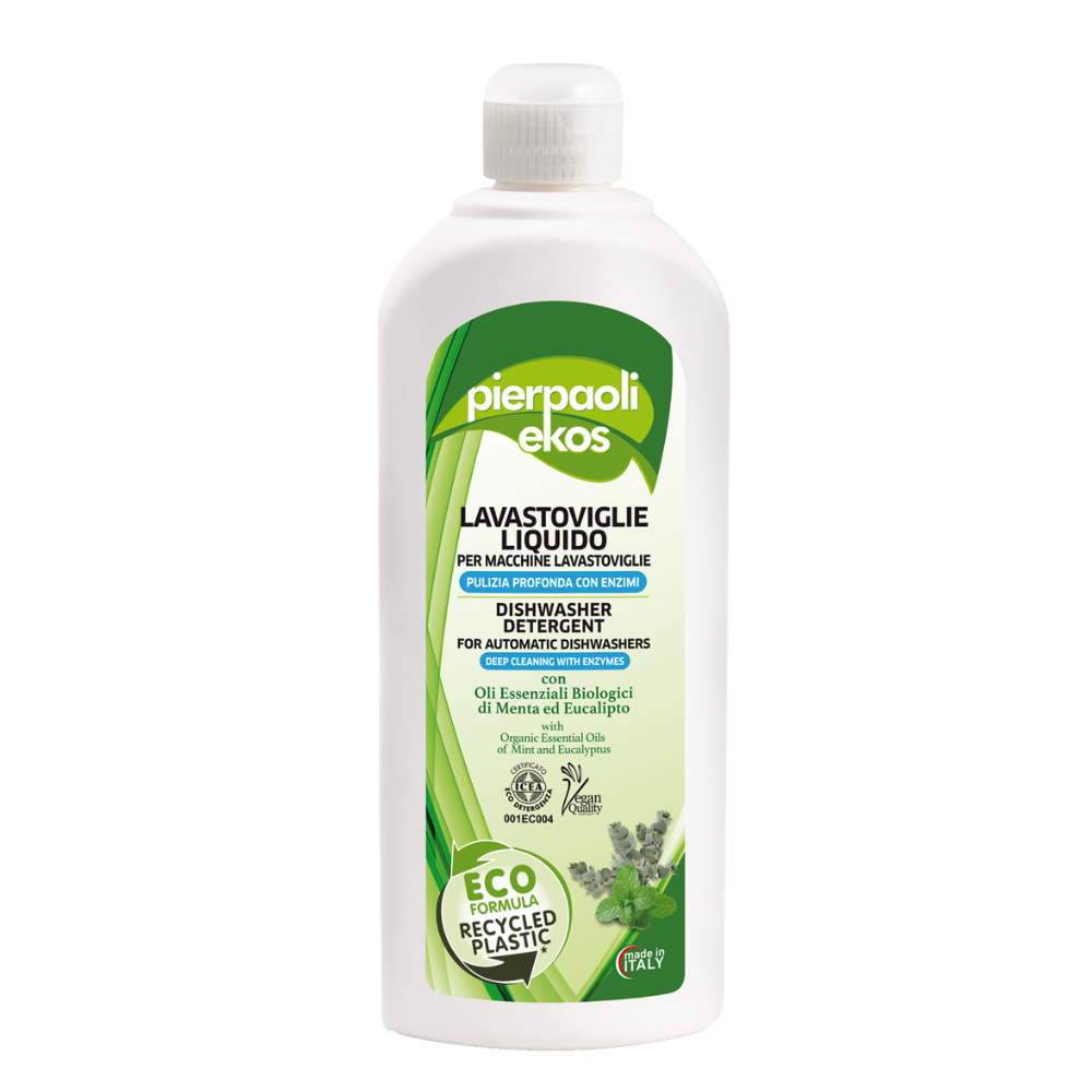 Detergent Eco pentru masina de spalat vase, Menta si eucalipt, 500 ml, Pierpaoli Ekos