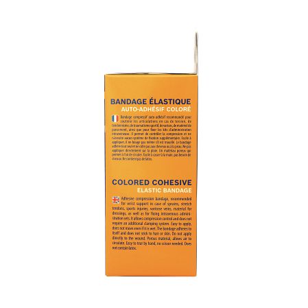 Bandaj elastic autoadeziv colorat, 10 cm x 4.5 m, Sana Prosport 749116