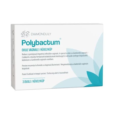 Polybactum ovule vaginale, 3 ovule, Adexilis