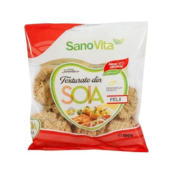 Felii texturate din soia, 100gr, Sanovita