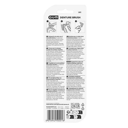 Periuta de dinti pentru proteza, 1 bucata, Sunstar Gum 749212
