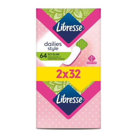 Absorbante zilnice So Slim, 64 bucati, Libresse