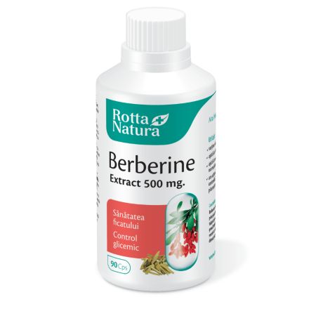 Berberine Extract, 500 mg, 90 capsule, Rotta Natura