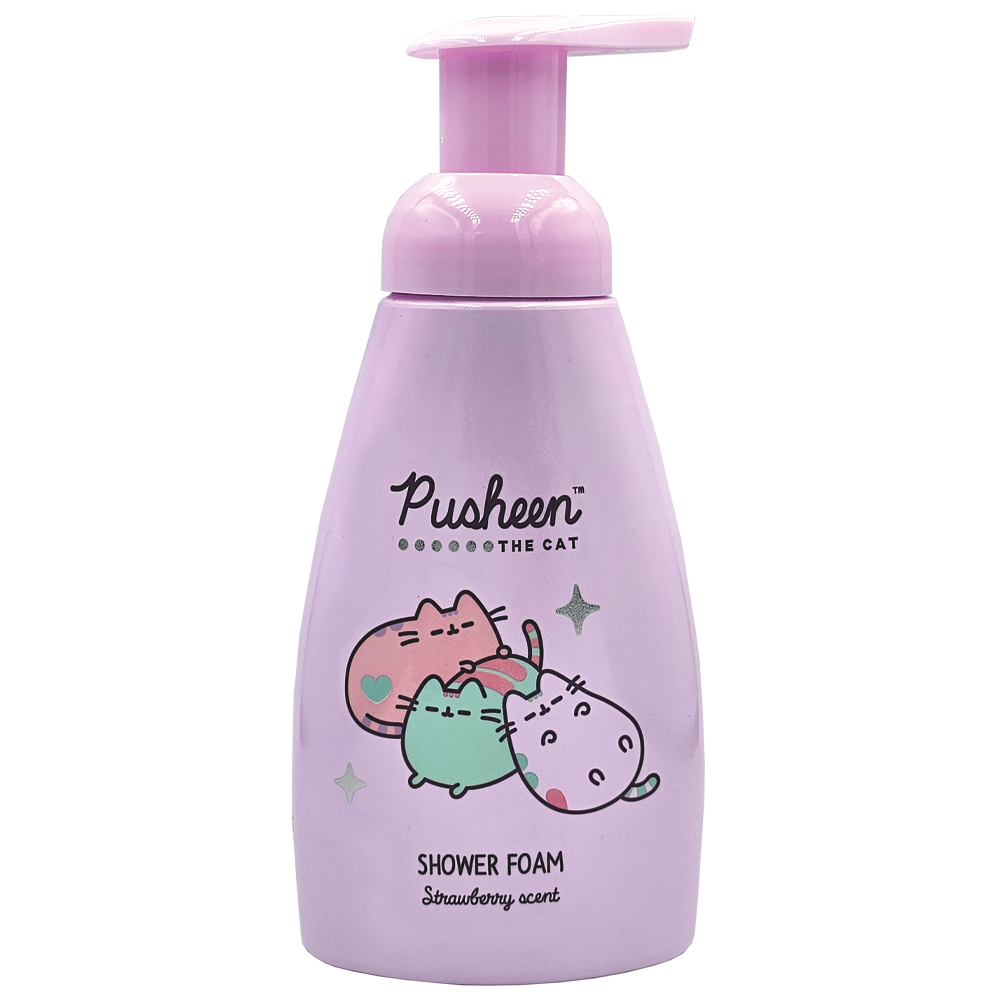 Spuma de dus Pusheen, Capsuni, 300 ml, Aura