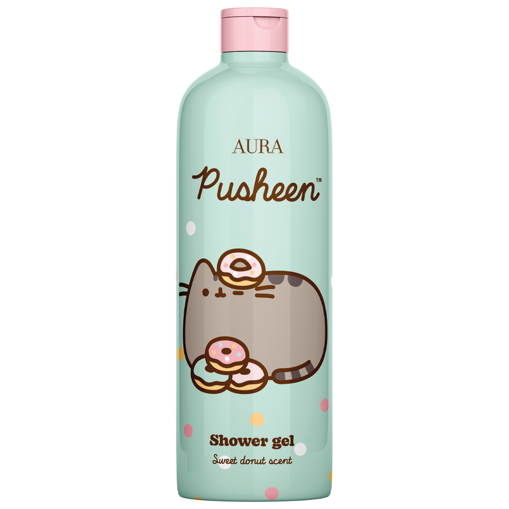 Gel de dus Pusheen, Sweet Donut, 500 ml, Aura