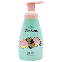 Sapun spuma pentru maini Pusheen, Piersica, 300 ml, Aura