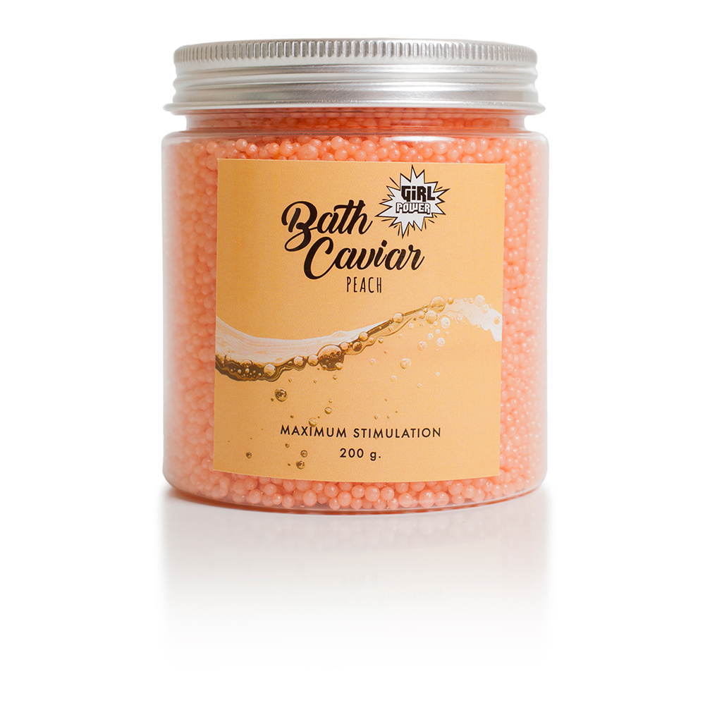 Sare de baie Caviar, Piersica, 200 g, Pokhara