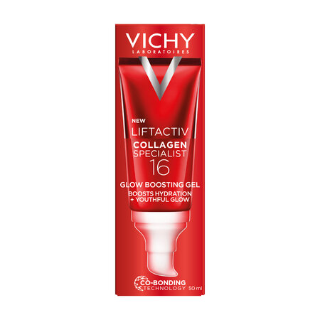 Gel matifiant pentru iluminarea si hidratarea tenului Collagel Liftactiv Collagen Specialist 16, 50 ml, Vichy 749934