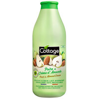 Gel de dus si lapte de baie, Pere si Migdale, 750 ml, Cottage