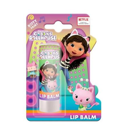 Balsam de buze Kitty Fairy Gabby's Dollhouse, Capsuni, 3 ani+, 4.4 g, EDG