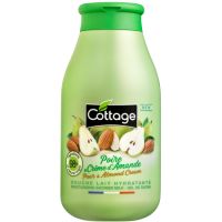 Gel de dus si lapte de baie, Pere si Migdale, 250 ml, Cottage