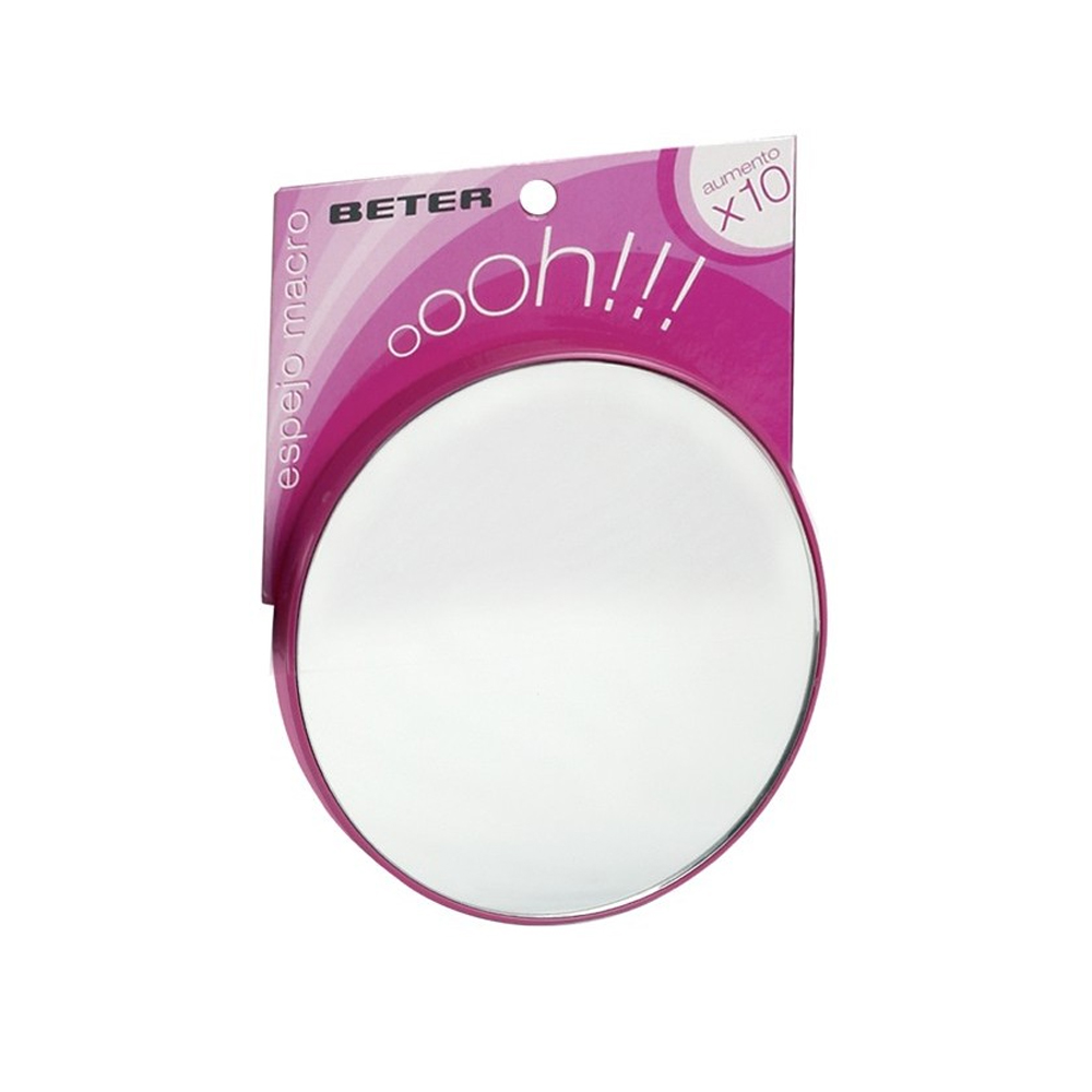 Oglinda cosmetica cu ventuza si marire 10x, Diverse Culori, Beter