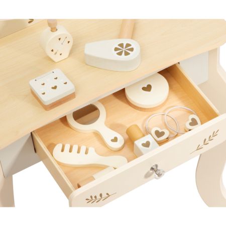 Masuta de machiaj pentru copii, Beige, Elly, 3 ani+, Milly Mally 750076