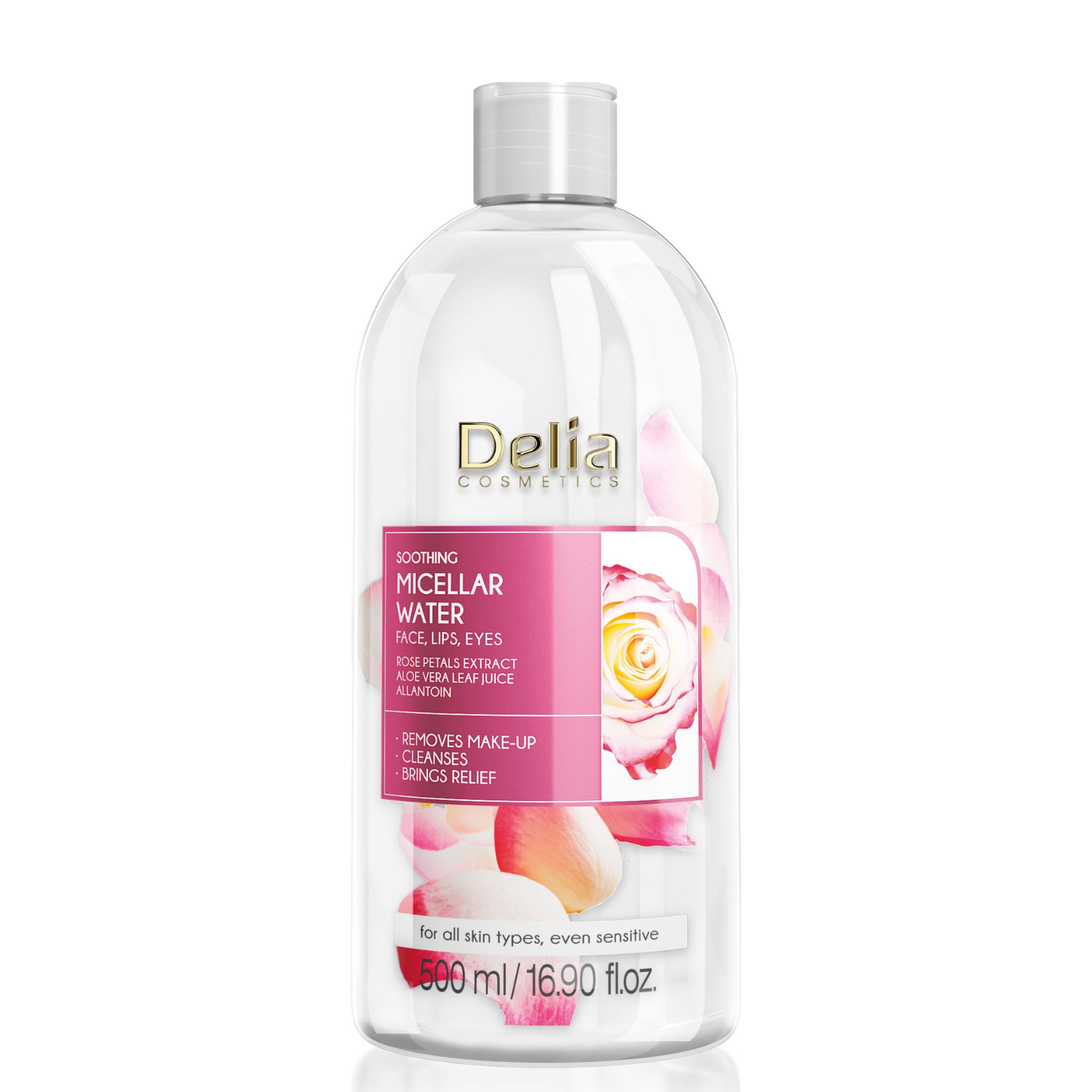 Apa micelara Soothing Rose, 500 ml, Delia
