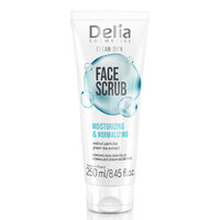 Scrub de fata pentru normalizare si hidratare Clean Skin, 250 ml, Delia