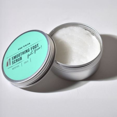 Scrub pentru netezirea picioarelor cu mentol Free Feet, 200 g, Beter 750132