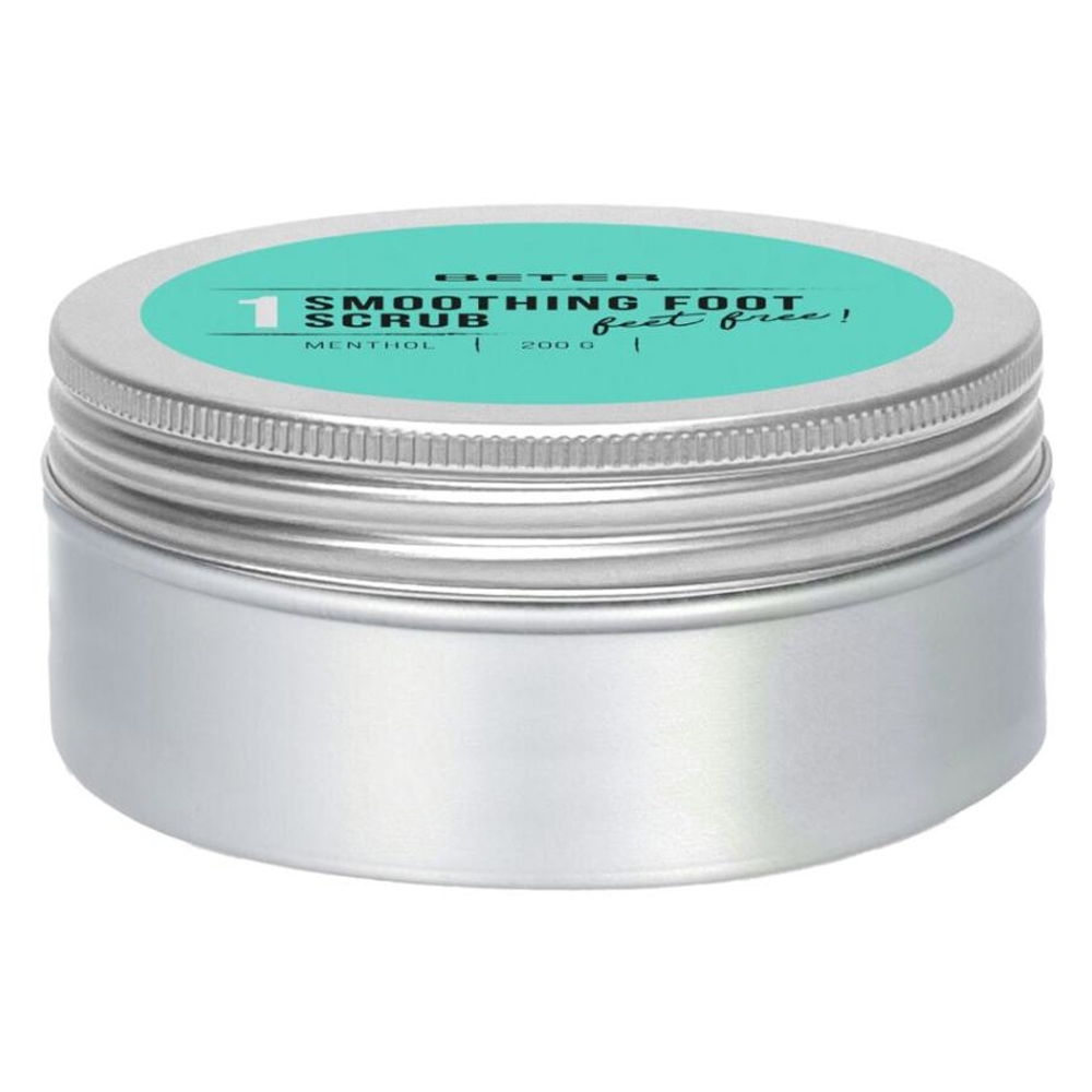 Scrub pentru netezirea picioarelor cu mentol Free Feet, 200 g, Beter