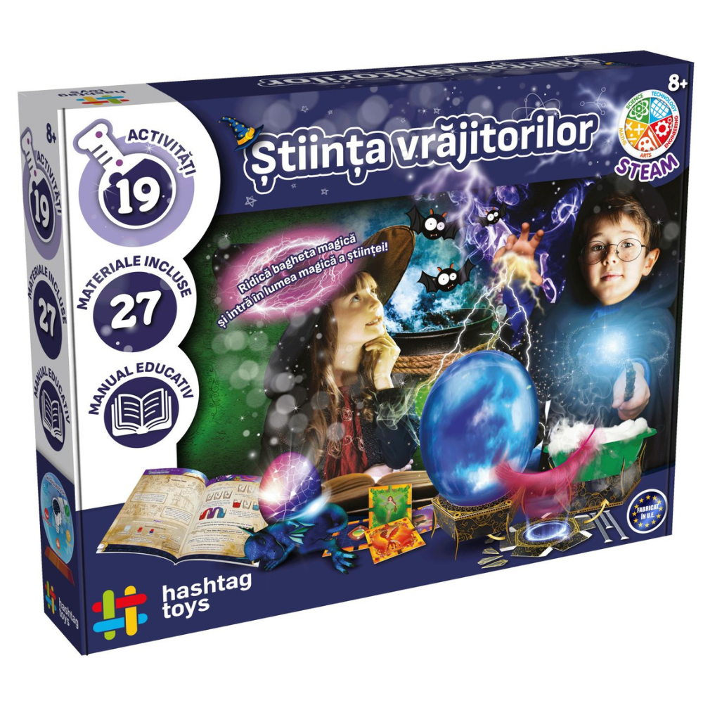 Set stiinta vrajitorilor, 8 ani+, Hashtag Toys