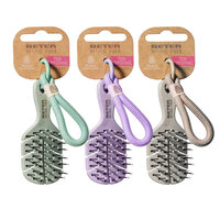 Perie de par mini breloc Natural Fiber, Diverse Culori, 1 bucata, Beter