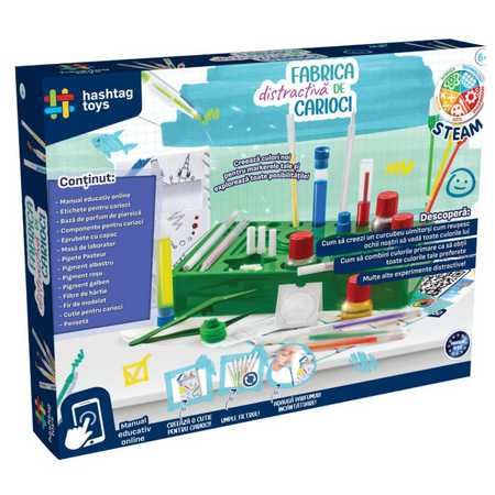 Set Fabrica distractiva de carioci, 6 ani+, Hashtag Toys 750177