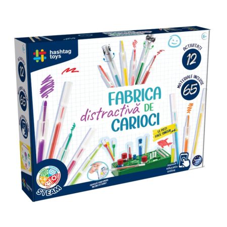 Set Fabrica distractiva de carioci, 6 ani+, Hashtag Toys
