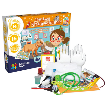 Primul meu kit de veterinar, 4 ani+, Hashtag Toys 750216