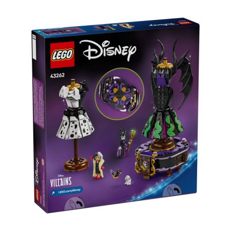 Rochiile lui Maleficent si Cruella De Vil, 9 ani+, 43262, Lego Disney