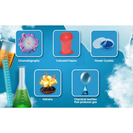 Set 100 Super Experimente Stiintifice, 8 ani+, Hashtag Toys 750234