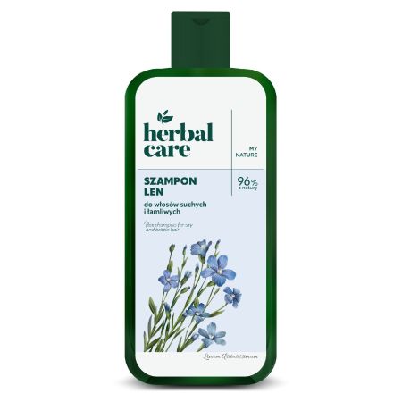 Sampon cu extract de Seminte de in pentru par uscat si fragil Herbal Care, 330 ml, Farmona