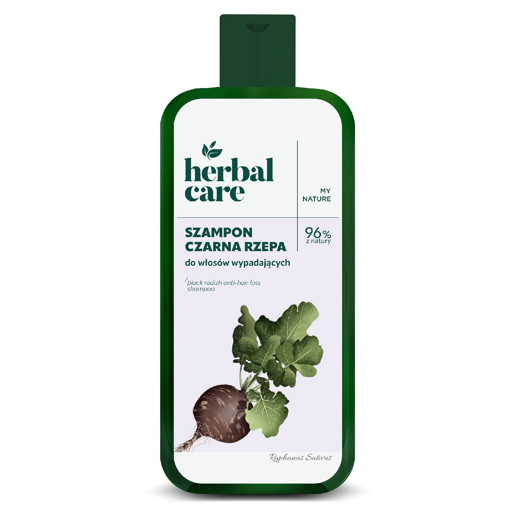 Sampon cu extract de Ridiche neagra pentru par cu tendinta de cadere Herbal Care, 330 ml, Farmona