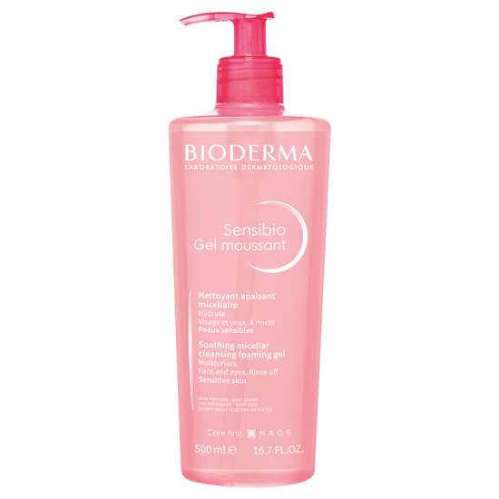 Gel de curatare micelar Sensibio, 500 ml, Bioderma