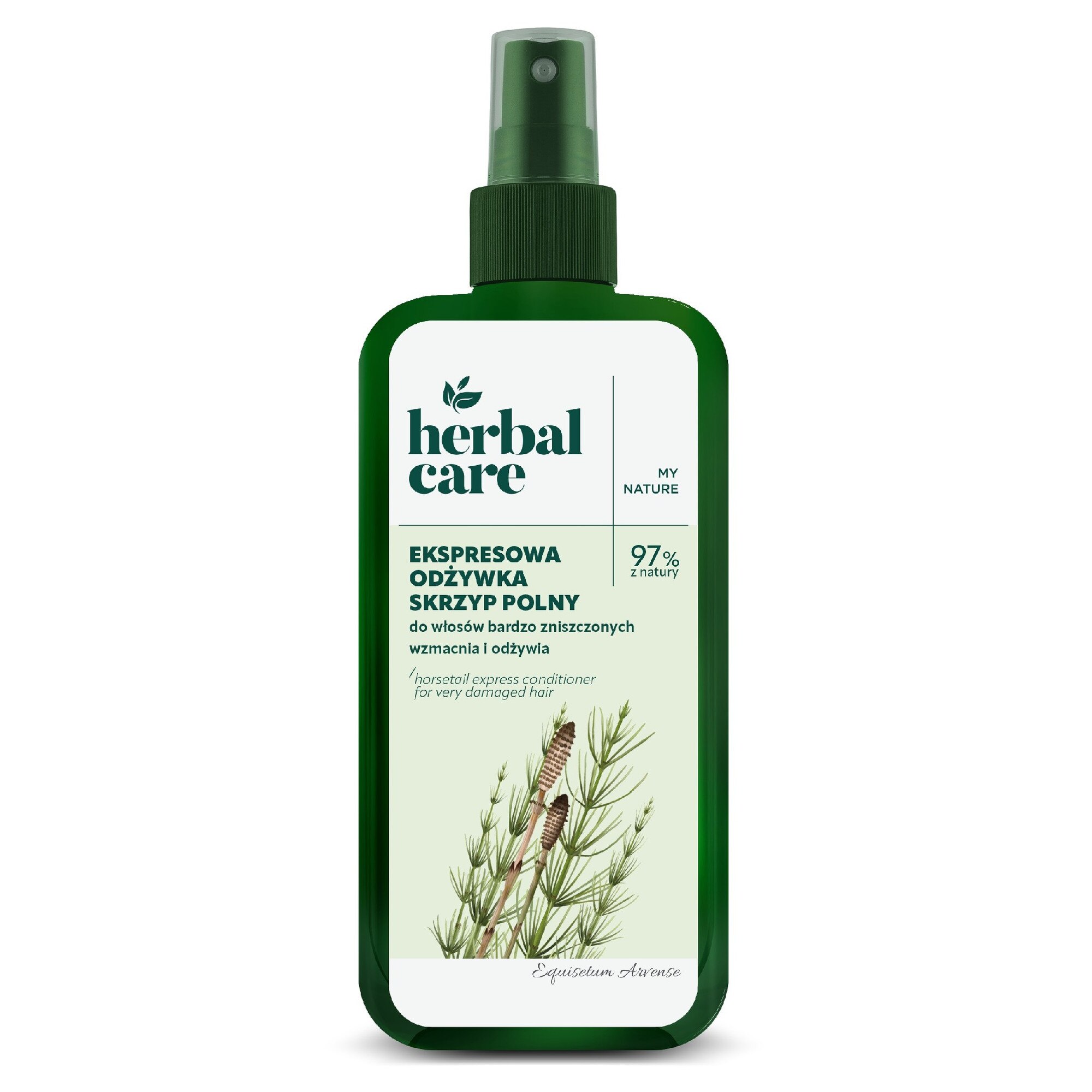 Balsam-spray fortifiant cu extract de Coada calului pentru par deteriorat, cu tendinta de cadere Herbal Care, 200 ml, Farmona